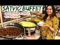 INDIAN FOOD BUFFET (Pure Veg) | MAHABHOG at ISKCON Mumbai | Satvic Food