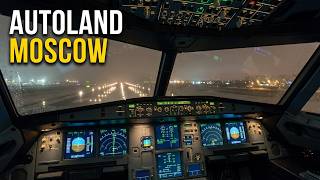 Real A320 Cockpit Pilot View – Full Autoland Approach and Landing​