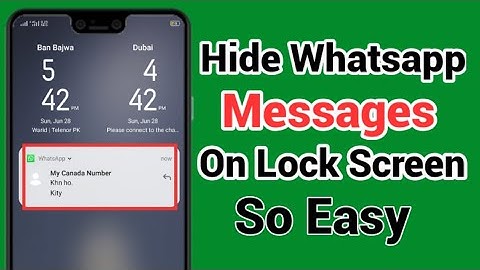 How to hide Notification Content On Lock Screen In All Oppo, Redmi, Vivo, Infix And Realme Phones