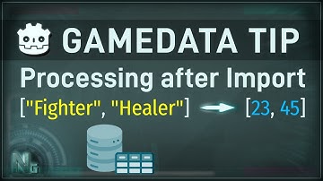 Godot Gamedata Tip : Processing after import - Building Gamedata Structures Tutorial