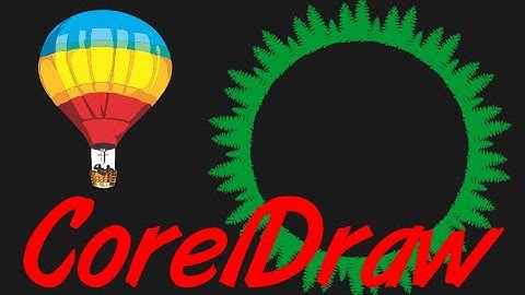 Corel Draw Tips & Tricks Trees around a Circle PART 2