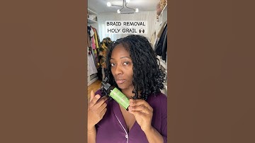How to remove your braids without breakage💇🏾‍♀️ #knotlessbraids #haircare #protectivestyles