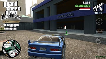 GTA Sa Definitive Edition Android – 4k Graphics Gameplay | No Lag