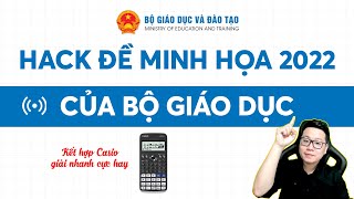 Chữa Đề Minh Họa 2022 - CHÍNH THỨC CỦA BỘ GIÁO DỤC  - Thầy Nguyễn Tiến Đạt