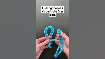How to Tie a Double Figure Eight Loop Knot #shorts