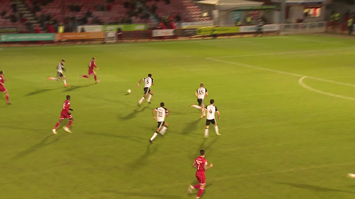 Crawley Town v Port Vale highlights
