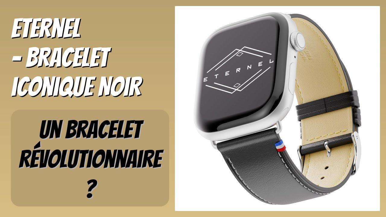 AVIS (2026) : Eternel - Bracelet iconique Noir. DÉTAILS