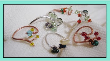 EASY Adjustable Vine Ring Tutorial - Liz Kreate