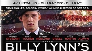 4K Bluray: Billy Lynn's Long Halftime Walk - Unboxing   Thoughts - 4k Ultra HD combo pack