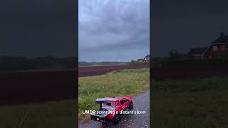 UMDR (Upgraded Mobile Doppler Radar) Scans a distant storm