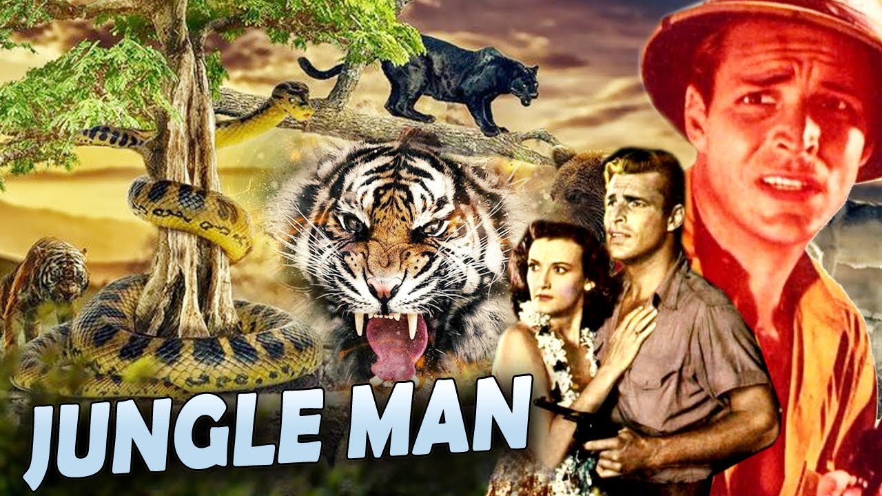 Jungle Man - Adventure Action Full Movie Drums of Africa, Buster Middleton,  Hollywood Bioscope 2025