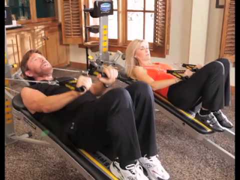 Chuck Norris And Wife On The Total Gym Fit Youtube