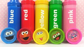 Pâte à Modeler | Apprendre les couleurs et les Instruments de Musique🎵 avec Elmo