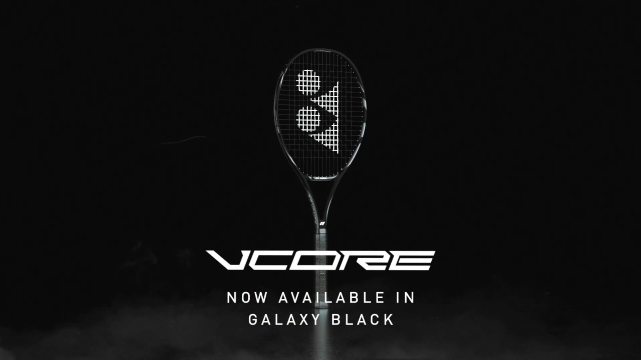 Introducing the new Yonex VCore Tennis Rackets Galaxy Black - YouTube