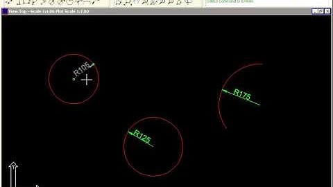 How to Insert Inside Radius Dimension