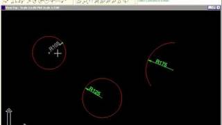 How to Insert Inside Radius Dimension