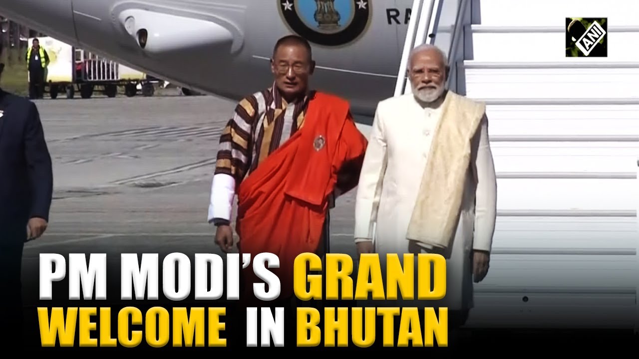 PM Modi reaches Bhutan’s Thimphu, receives warm welcome by PM Tshering Tobgay