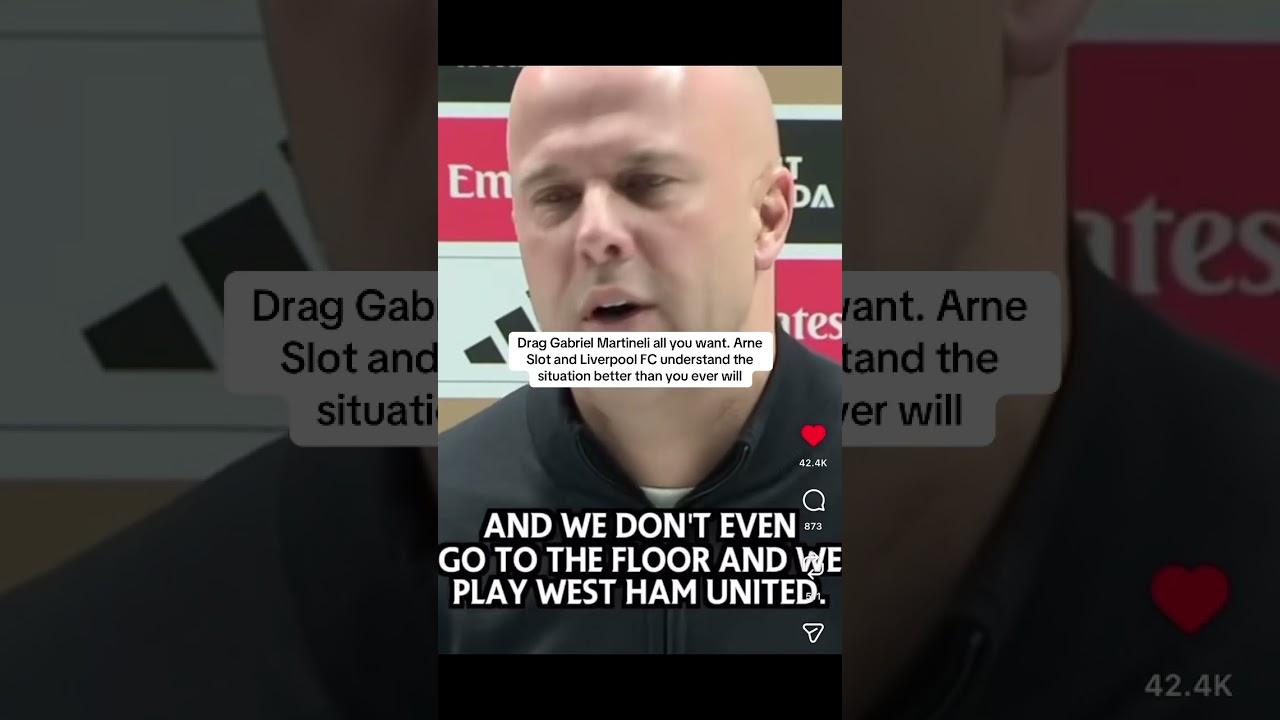 Arne Slot on Gabriel Martinelli’s Bad Behavior Towards Injured Conor Bradley 