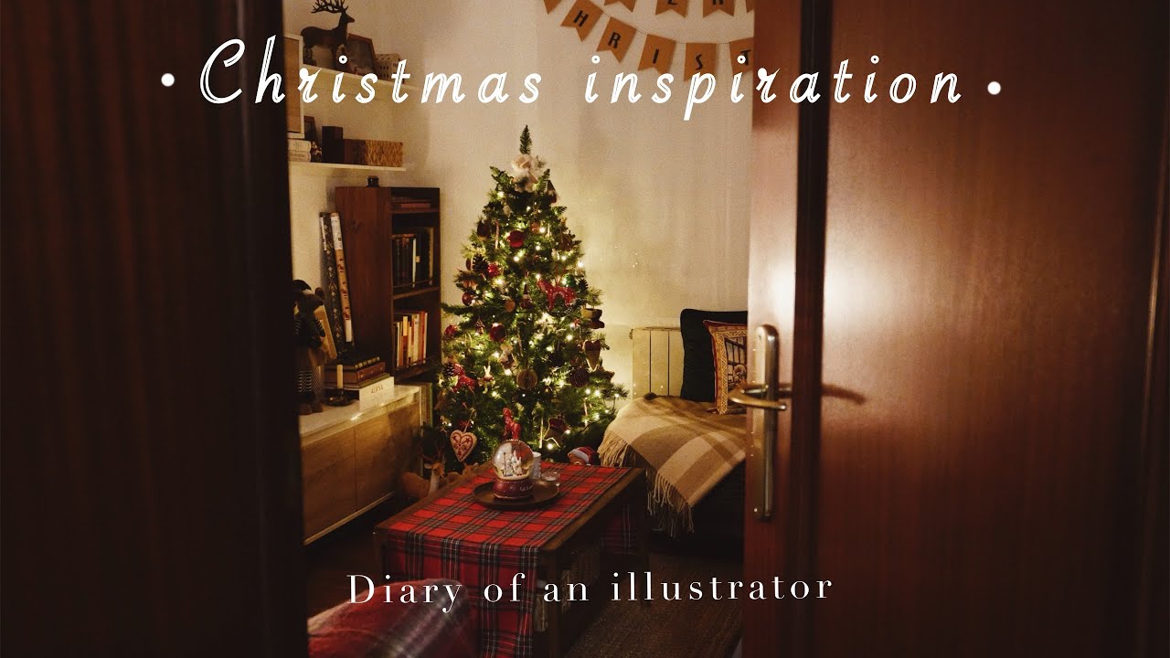 Christmas Inspiration ⭐️ Aesthetic Decor & Hand Drawn Illustrations (with subtitles)
