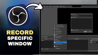 How To Record Specific Window In OBS in SECONDS!
