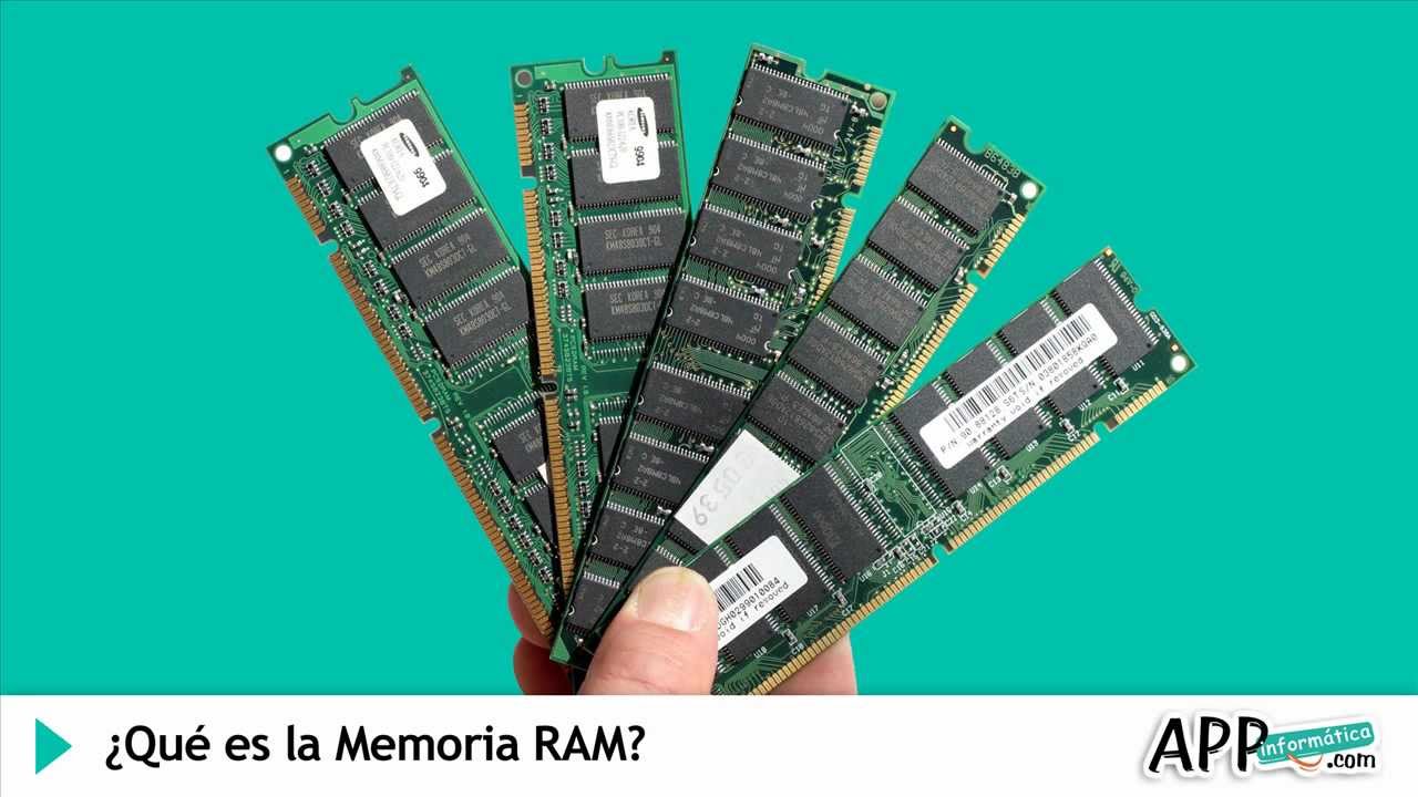 Memoria ram para que sirve