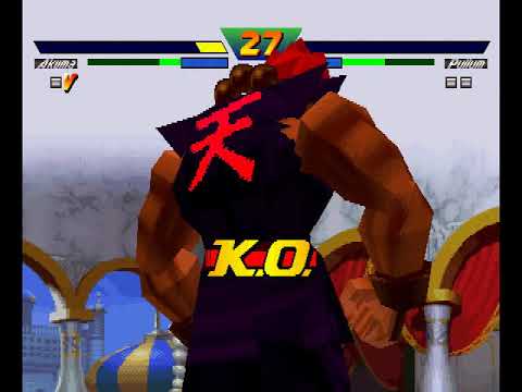 Street Fighter Ex Plus Alpha ( PS1 ) - Akuma / Pullum - Watch Mode ( May 29, 2019 )