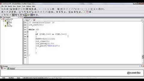 Tutorial pemrograman Mikrokontroler ATMega 8535 menggunakan Codevison AVR
