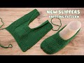 Новые следки на двух спицах 🌵 New Slippers knitting pattern