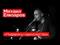 Михаил Елизаров — "Пидарасы одиночества" (18.12.2021, St.Petersburg)