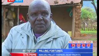 Nakuru farmer reaps big after investing in millet farming