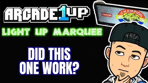 Arcade1up Light Up Marquee Review!  Stud or Dud?