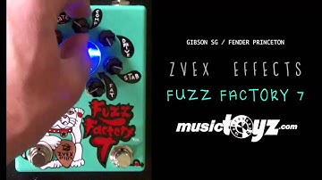 Z.Vex Effects Fuzz Factory 7 Guitar Pedal