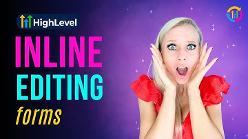 GOHIGHLEVEL CRM: How to Edit Forms, Surveys & Quizzes Inline For Faster SETUP #ghl #highlevelcrm