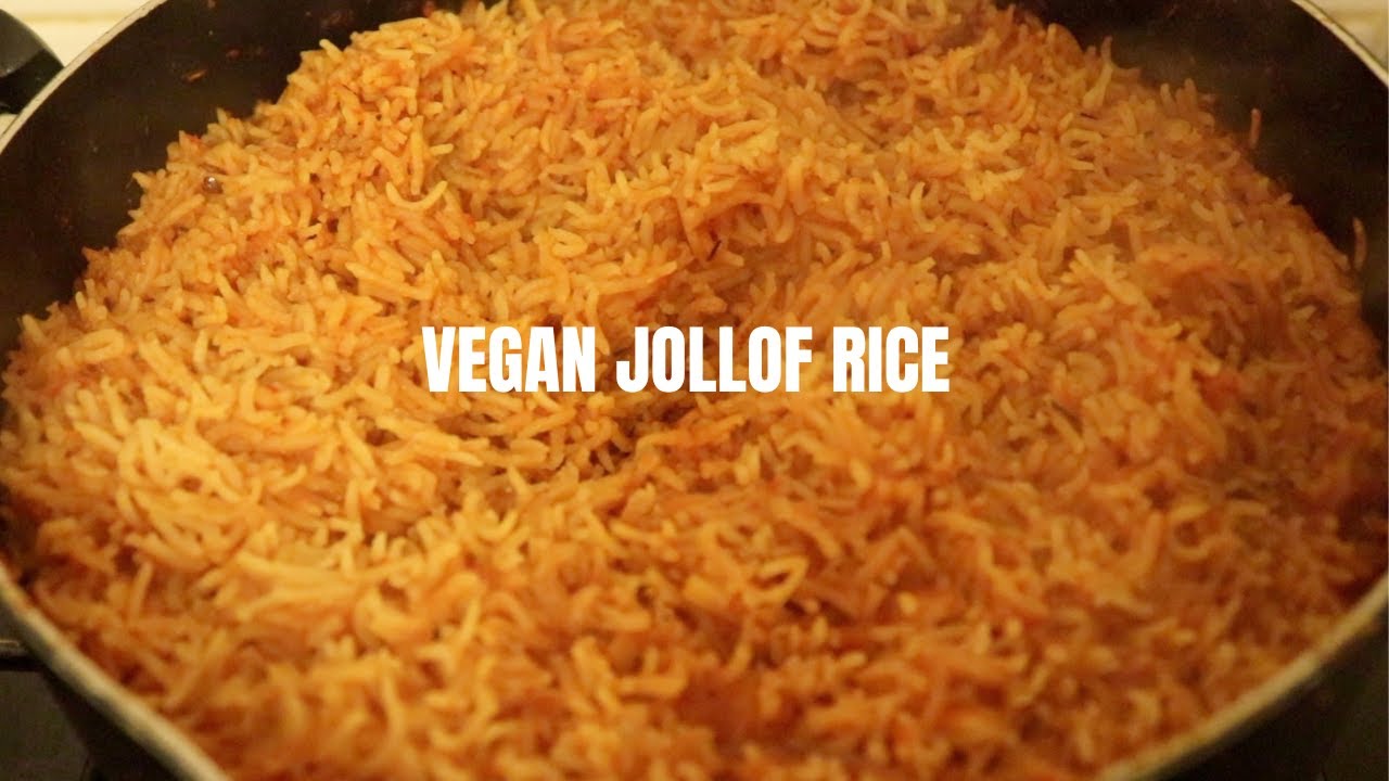 The Ultimate Vegan Jollof Rice Recipe Flavourful & Satisfying" YouTube