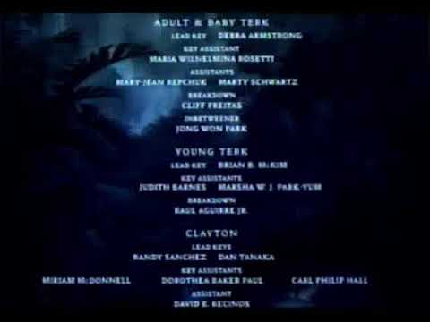 Tarzan (1999) - End Credits (VHS Version)