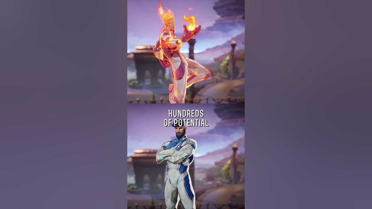 (No. 2) Human Torch and Mister Fantastic interaction - Marvel Rivals