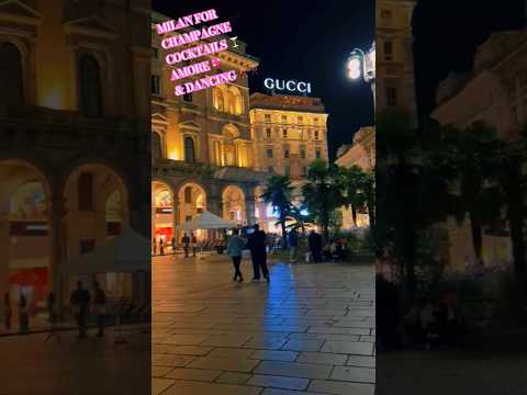 ✈️ FLY ME TO  DA MOON🇮🇹 FOR COCKTAILS  & DANCING  #italy #milan (ivlog Musicc🎼)    #footfunker
