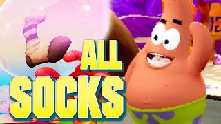 ALL 80 SOCKS - SpongeBob Battle for Bikini Bottom Rehydrated Net Worth