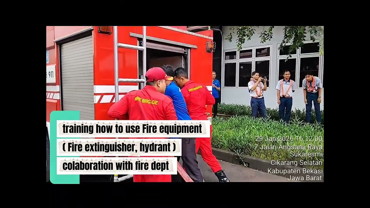 Fire drill 2026 Site Cikarang Annual fire drill schedule for January 2026