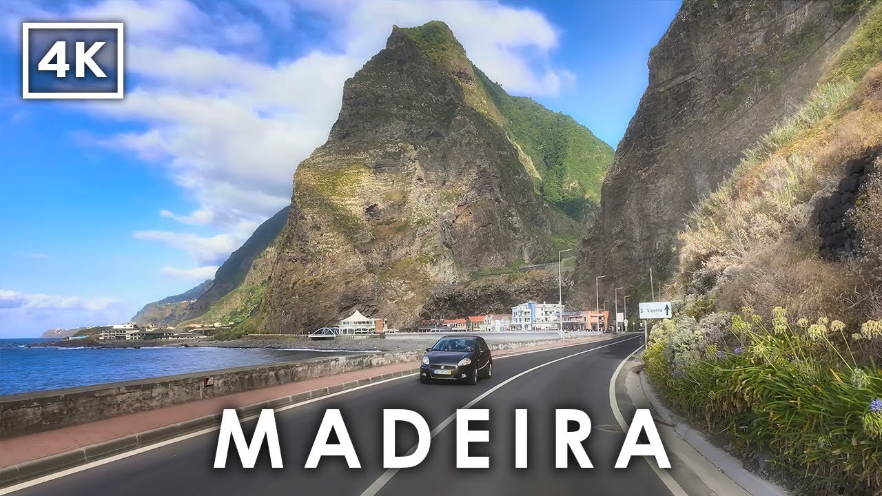 Поездка на машине по МАДЕЙРЕ 🇵🇹 | Захватывающее путешествие по северному побережью | 4K HDR
