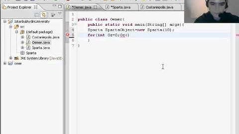 48 Java Programming Tutorial- for loop add Number Omer GEZER.wmv