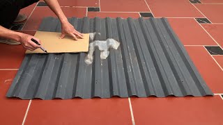 Technical Details For Making Plant Pots From Roofing Sheets And Cement - DIY Plant Pot Project