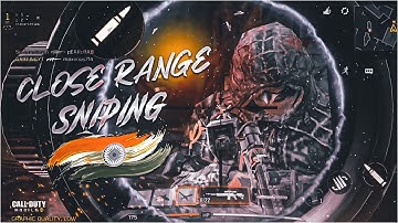 Close Range Sniping Montage | COD MOBILE | INDIA