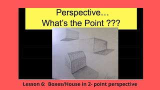 Art with Ashley: Perspective Lesson 6; Boxes:House in 2 Point Perspective