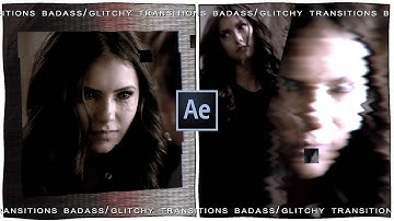 glitchy/badass style transitions on after effects - tutorial part2 | klqvsluv