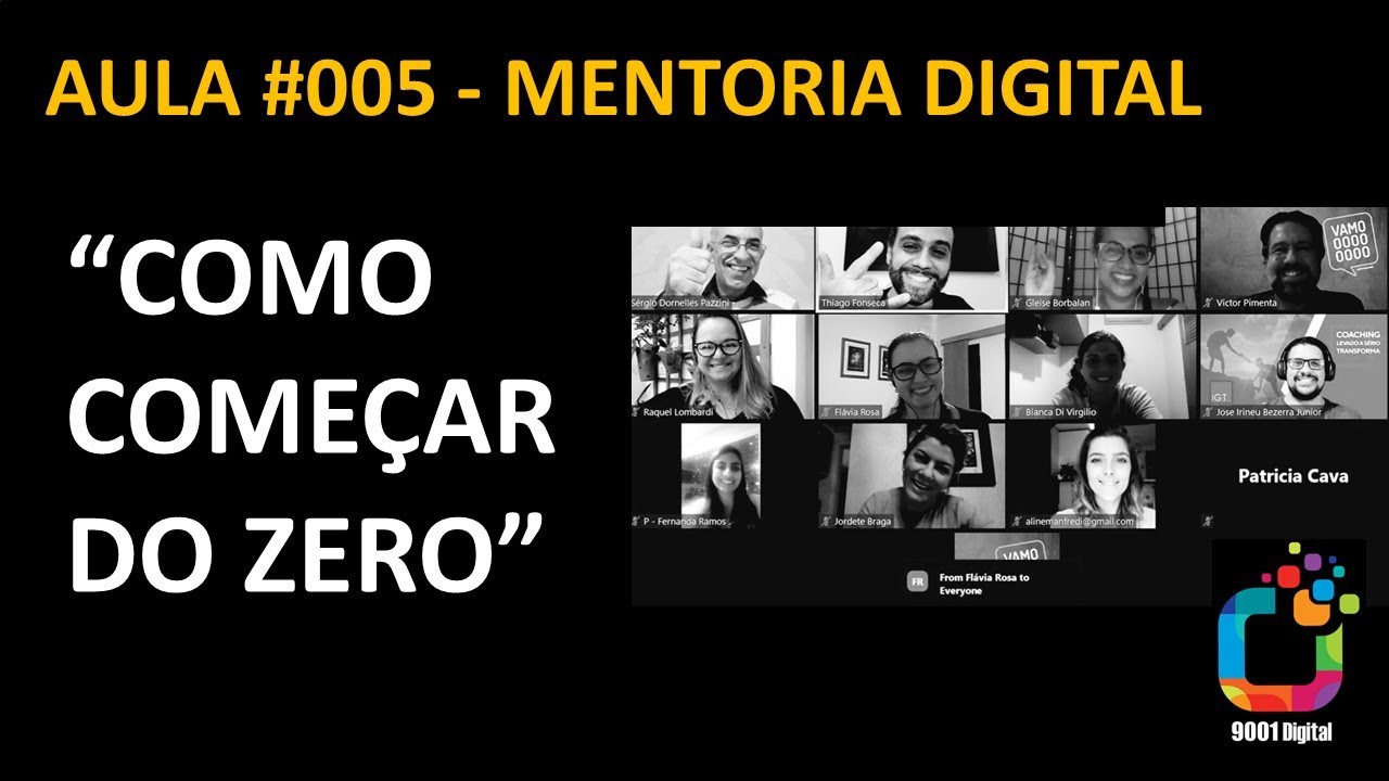 AULA #005 - COMO COMEÇAR DO ZERO - MENTORIA DIGITAL - YouTube