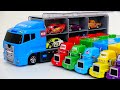ディズニー カーズ ライトニング マックィーンとトミカ おかたづけコンボイ