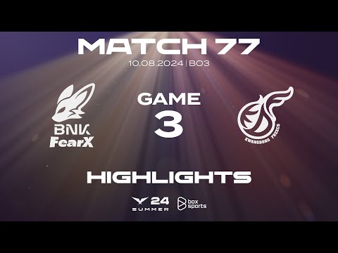 Highlights FOX vs KDF | Game 3 | Tuần 8 Ngày 4 | LCK Mùa Hè 2024