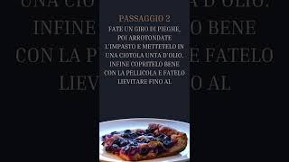 SCHIACCIATA CON L’UVA #SHORT #ricette #cucina #dolci #perte