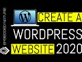 Create Your Own Website With WordPress | 2020 Walkthrough part 1